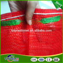 L-coser bolsa de malla PP para tipos de verduras